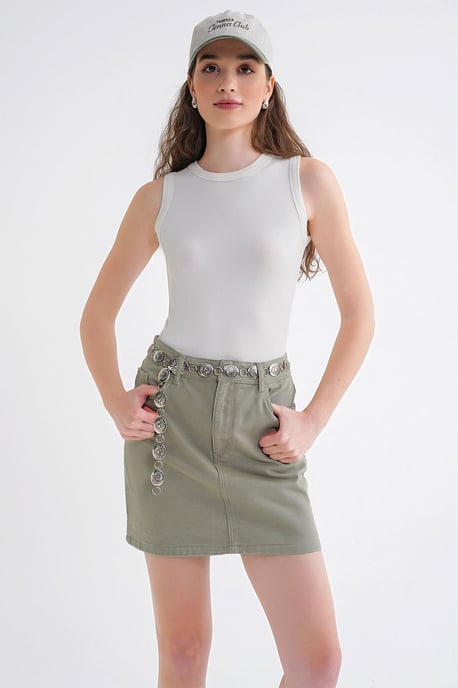 Babyblaues Rippen-Cotton-Top - Image 3