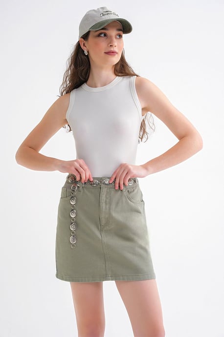 Babyblaues Rippen-Cotton-Top - Image 5
