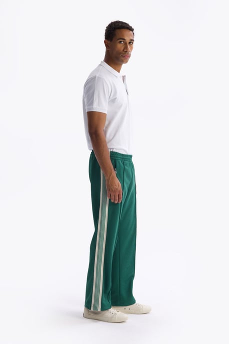 Herren gestreifte weite Strickhosen - Image 4
