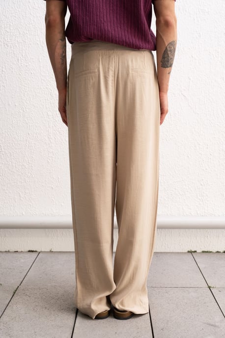 Herren hohe Taille weite Strickhose - Image 2