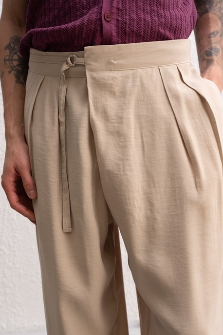 Herren hohe Taille weite Strickhose - Image 4