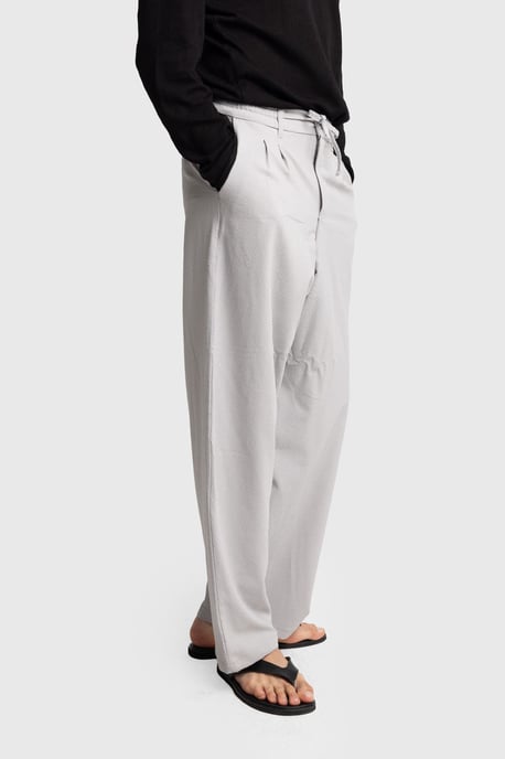 Herren Baumwolle Weite-Hosen Strickpants - Image 2