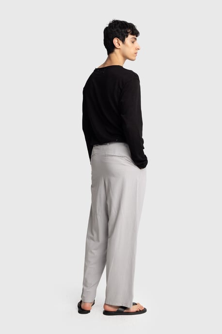 Herren Baumwolle Weite-Hosen Strickpants - Image 3