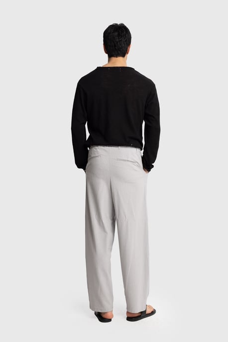 Herren Baumwolle Weite-Hosen Strickpants - Image 4
