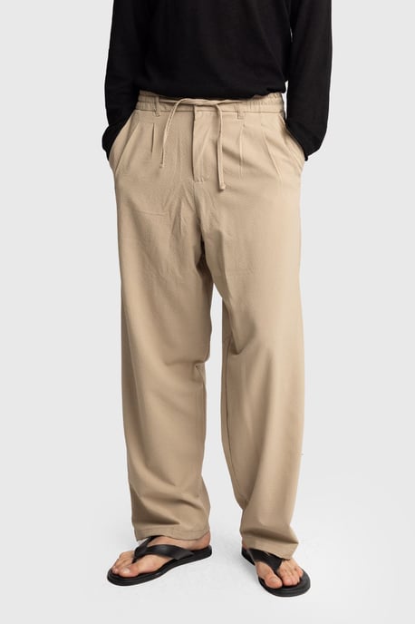 Herren Baumwolle Weite-Hosen Strickpants - Image 2
