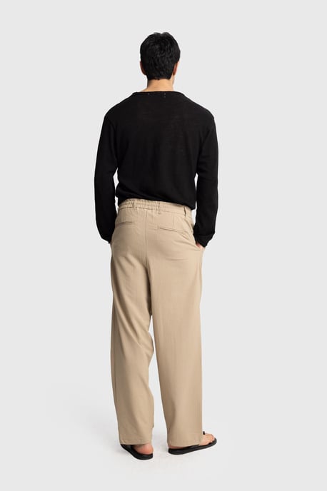 Herren Baumwolle Weite-Hosen Strickpants - Image 4
