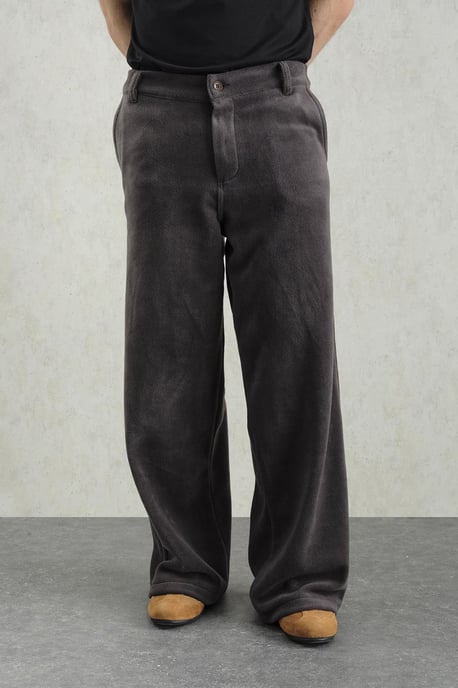 Herren Mid-Waist Weitbeinige Strickhose - Image 4