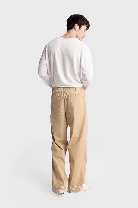 Herren Baumwoll-Popelineweite Beinhosen - Image 3