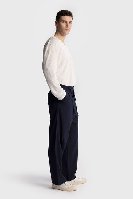 Herren Baumwolle Weite-Hosen Strickpants - Image 4
