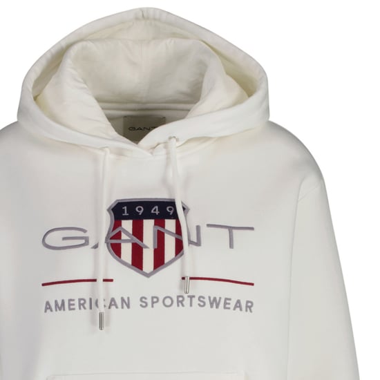 Gant Archive Shield Hoodie Sweatshirt - Image 2