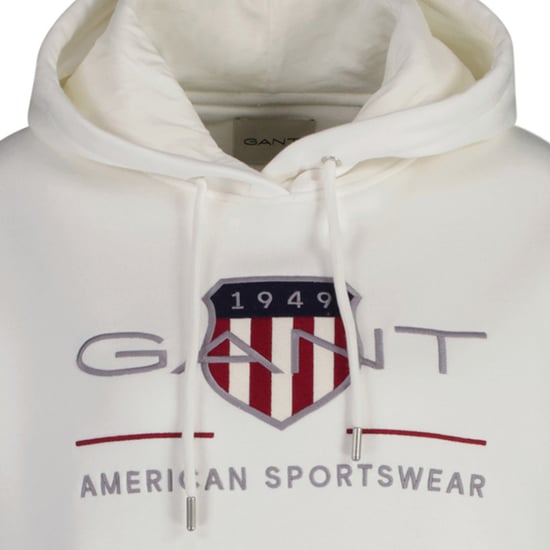 Gant Archive Shield Hoodie Sweatshirt - Image 3