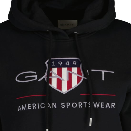 Gant Archive Shield Hoodie Sweatshirt - Image 3