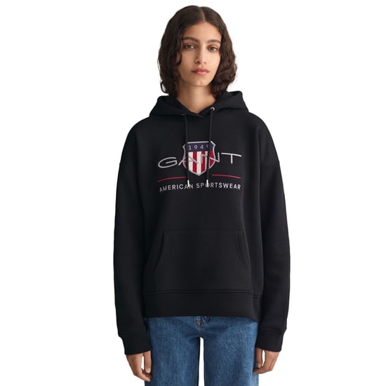 Gant Archive Shield Hoodie Sweatshirt - Image 4