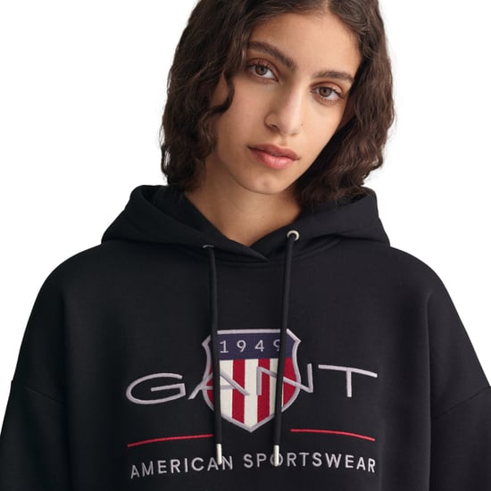 Gant Archive Shield Hoodie Sweatshirt - Image 6