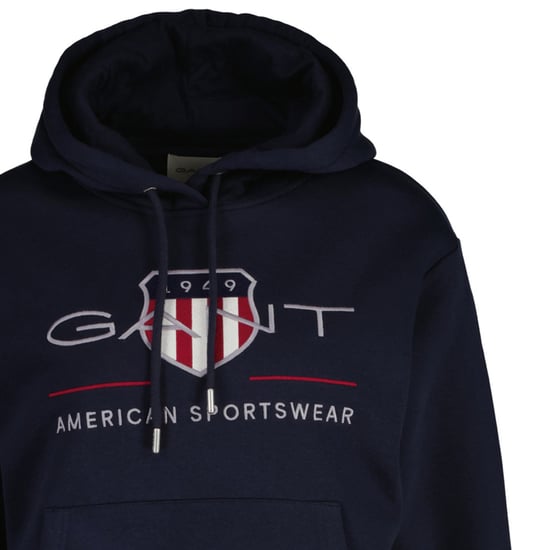 Gant Archive Shield Hoodie Sweatshirt - Image 2