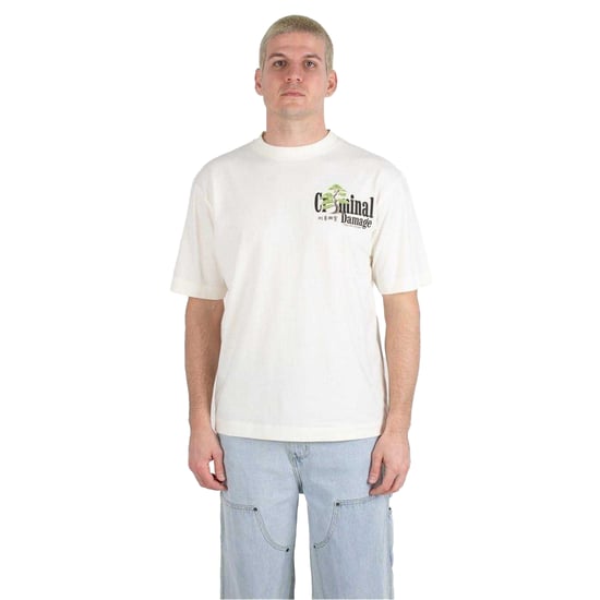 Criminal Damage - "Kenshin" T-Shirt für Herren, Übergroß (Naturweiß) - Image 2