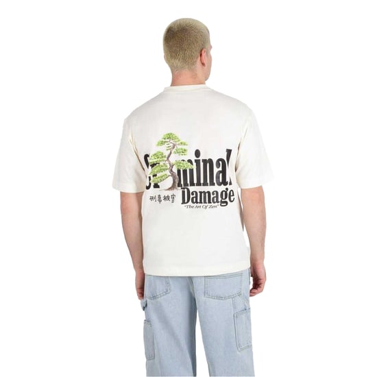 Criminal Damage - "Kenshin" T-Shirt für Herren, Übergroß (Naturweiß) - Image 3