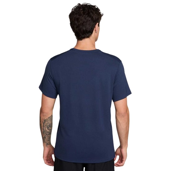 Nike - "Miler" T-Shirt für Herren, Reflektierende Details (Mitternachtsblau) - Image 2