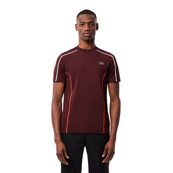 Lacoste - T-Shirt für Herren, Extratrocken, Tennis, Regulär (Braun) - Image 3