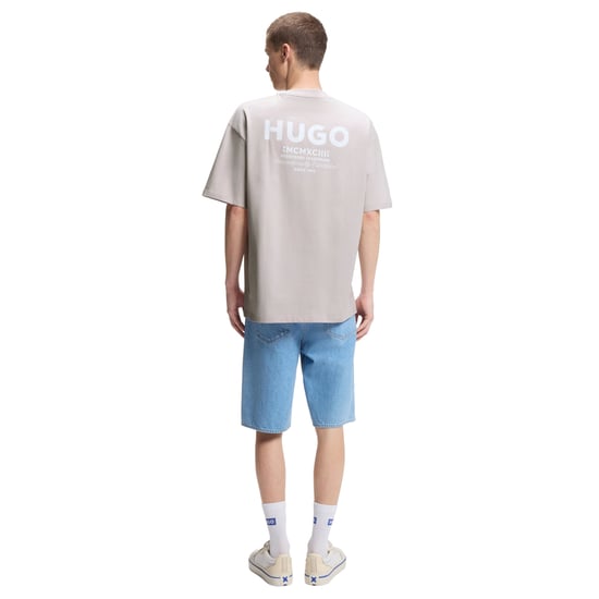 Hugo Boss - "Nalono" T-Shirt für Herren, Baumwolle (Violett) - Image 3