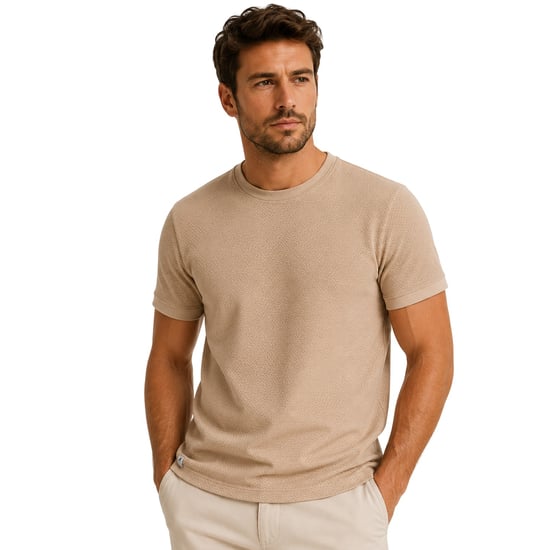 Threadbare - "Gosford" T-Shirt für Herren/Damen Unisex, Regulär (Steinfarben) - Image 2