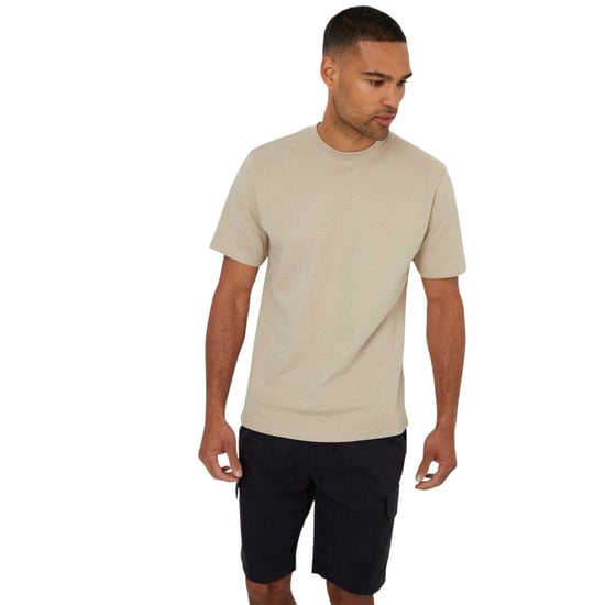 Threadbare - T-Shirt für Herren, Rundhalsausschnitt, Strukturiert, Regulär (Steinfarben) - Image 2