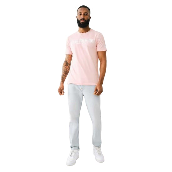 True Religion - T-Shirt für Herren, Rundhalsausschnitt, Folie (Pink) - Image 3