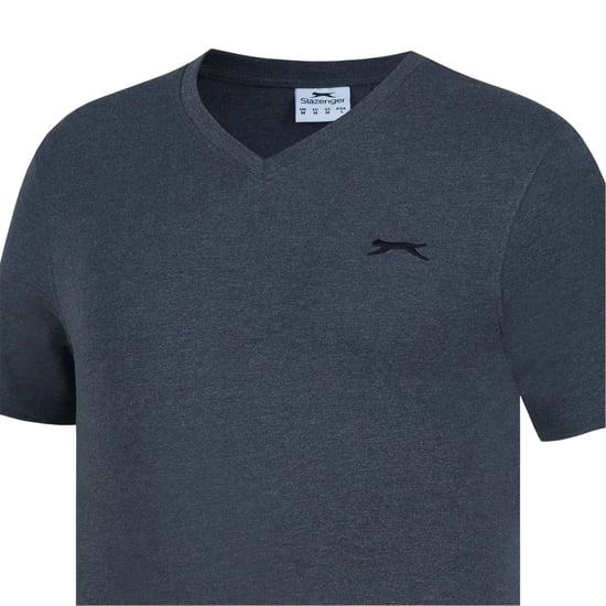 Slazenger - T-Shirt für Herren, Baumwolle (Holzkohle-Mergel) - Image 3