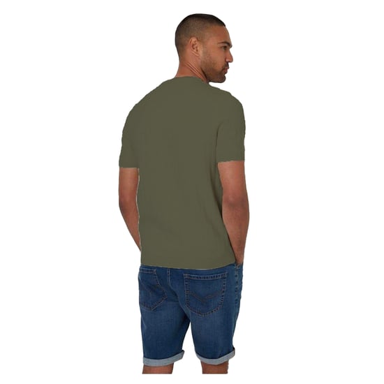 Threadbare - T-Shirt für Herren, Rundhalsausschnitt, Mit Zopfmuster (Dunkler Salbei) - Image 2