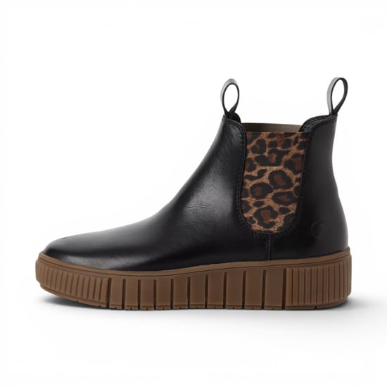 Tamaris Damen Schwarze Leder-Chelsea Fußstiefel - 25403-43 - Image 3