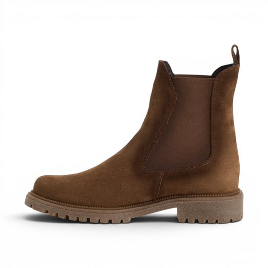 Tamaris Damen braune Leder-High-Chelsea-Knöchelstiefel – 25427-41 - Image 3