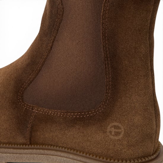 Tamaris Damen braune Leder-High-Chelsea-Knöchelstiefel – 25427-41 - Image 6