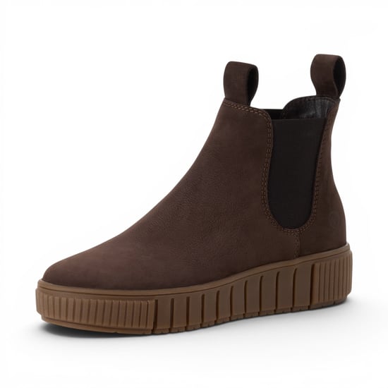 Tamaris Damen braune Leder-Chelsea Knöchelstiefel – 25403-43 - Image 3