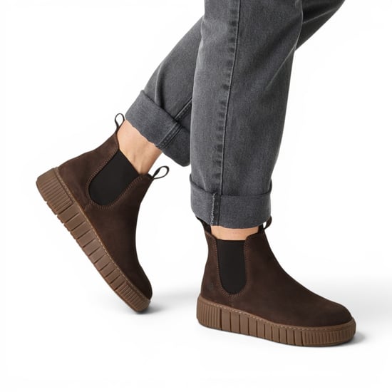 Tamaris Damen braune Leder-Chelsea Knöchelstiefel – 25403-43 - Image 4