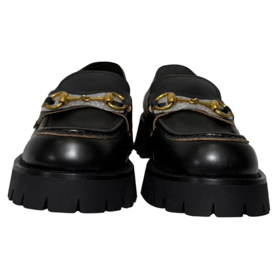 Gucci Harald Pferdehalfter Slipper aus schwarzem Leder - Image 2