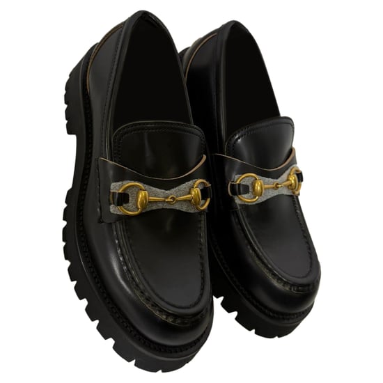 Gucci Harald Pferdehalfter Slipper aus schwarzem Leder - Image 5
