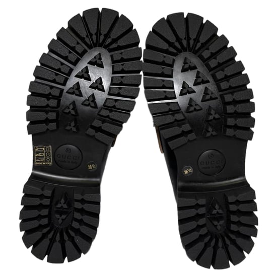 Gucci Harald Pferdehalfter Slipper aus schwarzem Leder - Image 6