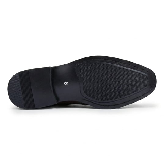 Braune vegane Lederschuhe mit doppeltem Monk Strap Loafer für Herren - Image 5