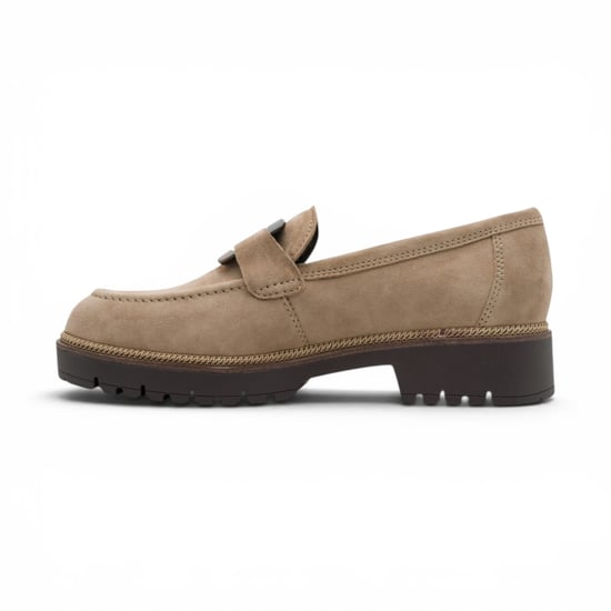 Tamaris Damen-Beige Wildleder-Loafer Freizeitschuhe – 24722-43 - Image 3