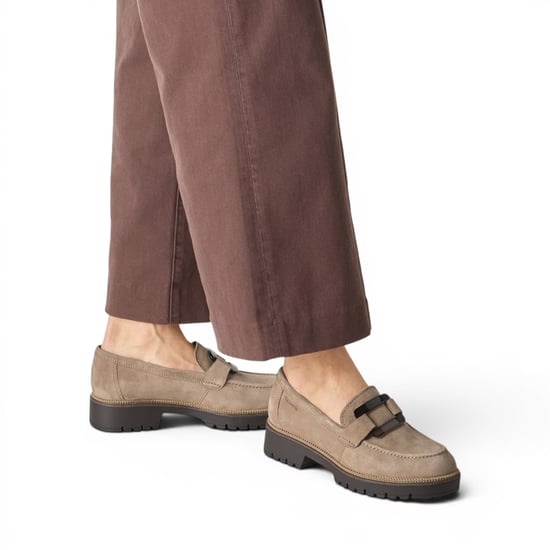 Tamaris Damen-Beige Wildleder-Loafer Freizeitschuhe – 24722-43 - Image 6