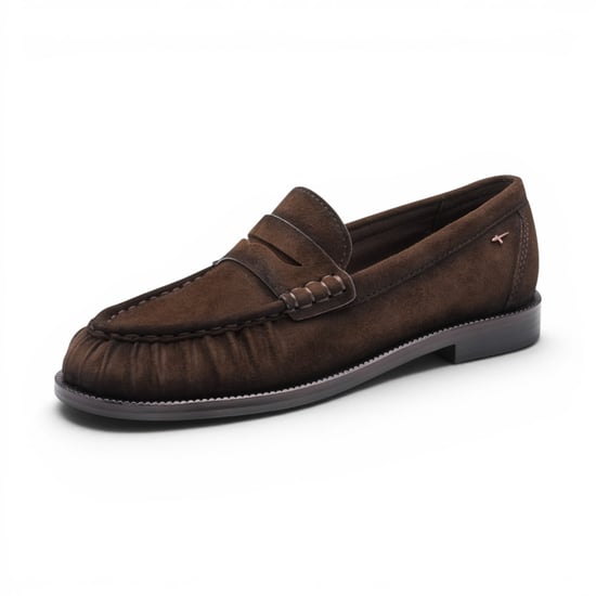Tamaris Damen braune Leder-Loafer Freizeitschuhe – 24251-47 - Image 4