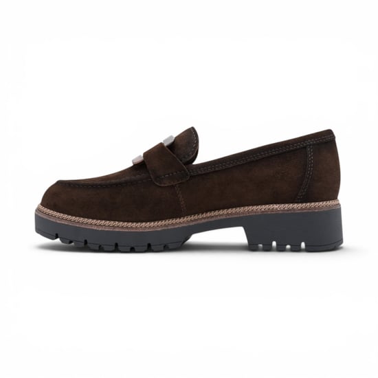 Tamaris Damen braune Wildleder-Loafer Freizeitschuhe – 24722-43 - Image 3