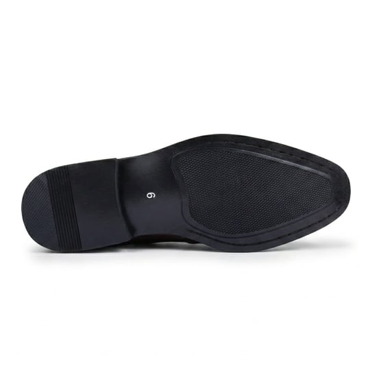 Schwarze vegane Leder-Loaferschuhe mit Doppel-Monk-Riemen für Herren - Image 4