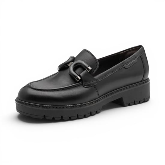 Tamaris Schwarze Leder-Loafer-Komfortschuhe für Damen – 24740-47 - Image 4