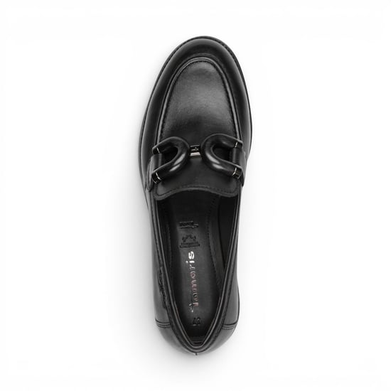 Tamaris Schwarze Leder-Loafer-Komfortschuhe für Damen – 24740-47 - Image 6