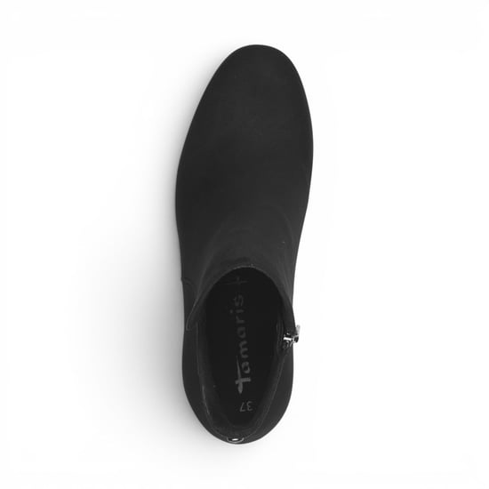 Tamaris Damen-Schwarze Kunstabsatz-Knöchelstiefel – 25354-43 - Image 6