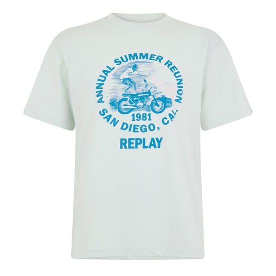 Replay - T-Shirt für Herren, Baumwolle, Regulär (Minzgrün) - Image 2