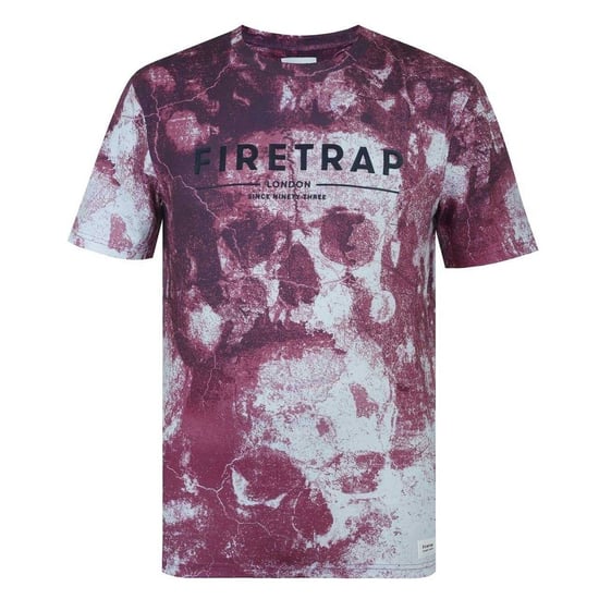 Firetrap - "Sub" T-Shirt für Herren (Dunkelrot) - Image 1