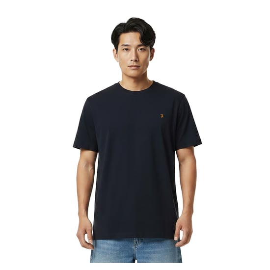 Farah - "Harrow" T-Shirt für Herren, kurzärmlig (wahres Marienblau) - Image 4
