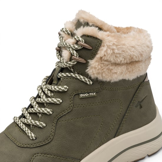 Tamaris Damengrüne warme Winterwasserdichte Schnürstiefel – 26278-45 - Image 6